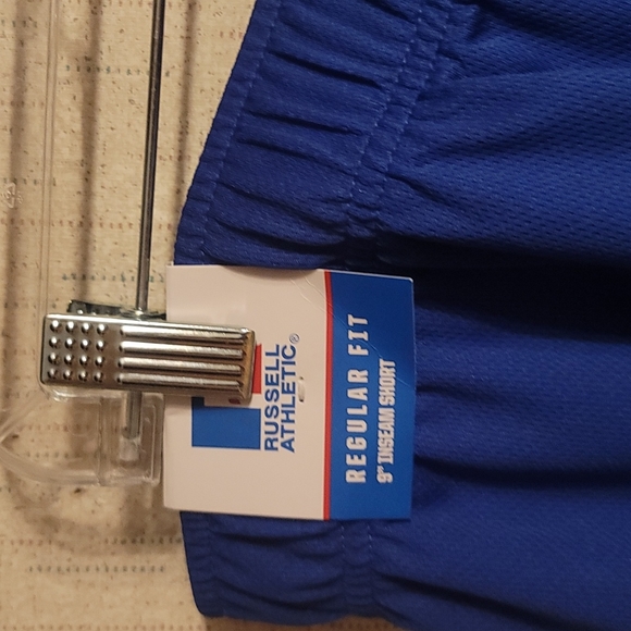 *FINAL* RUSSELL ATHLETIC REGULAR FIT TRAINING  SHORTS: BLUE: NWT: SZ XXL - Picture 6 of 6